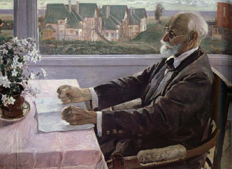 Nesterov Nikolai Stepanovich The portrait of Pavlovian oil painting image